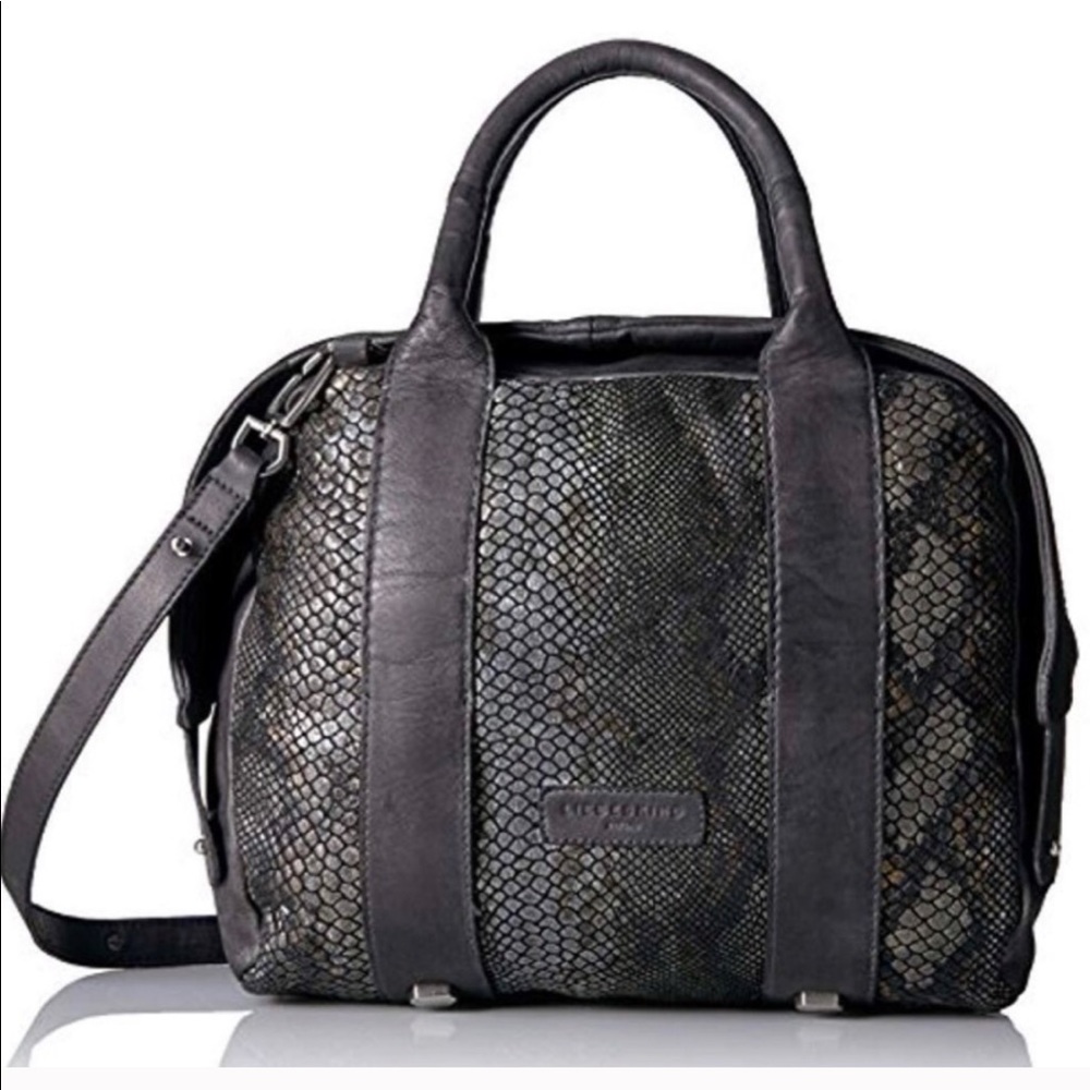♠️🆕 Liebeskind ❉ Leather Satchel ❉ Snake Embossed